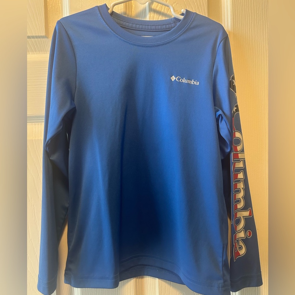 ✨Columbia Kids' Deep Blue Long Sleeve Tee